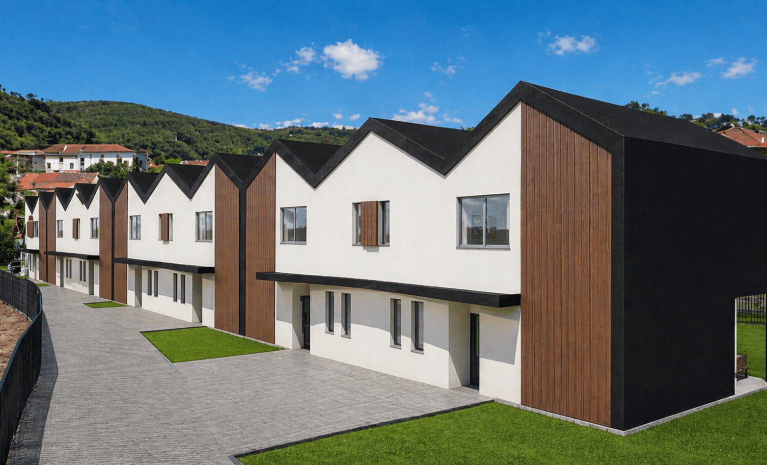 Industrialized housing development in Cantabria