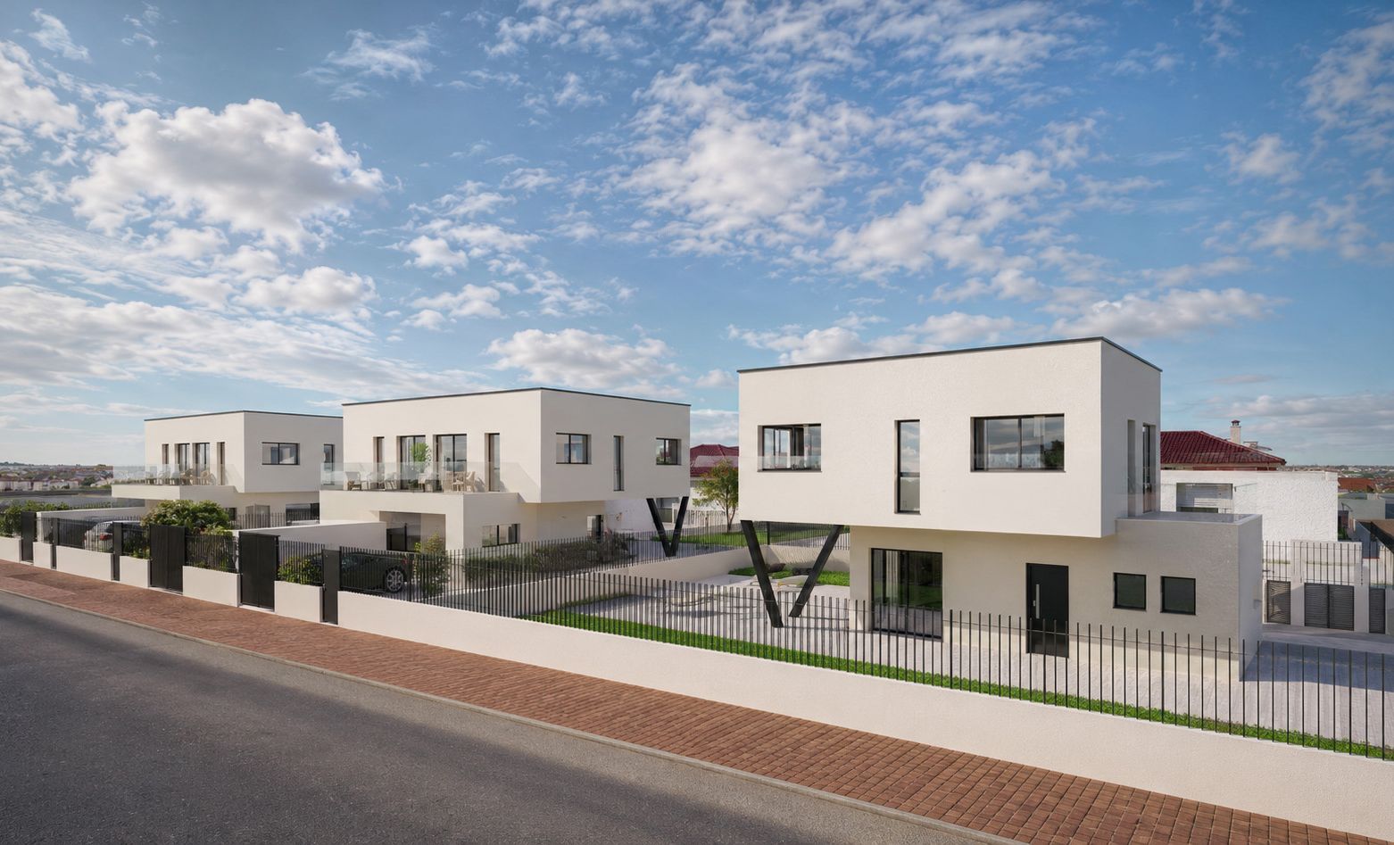Industrialized housing development in Mocejón, Toledo